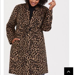 Torrid Leopard Print Jacket 1x NWT